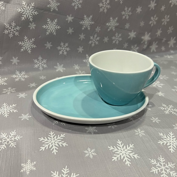Lenox Hoopla Aquamarine Cup And Saucer Set - Picture 7 of 7